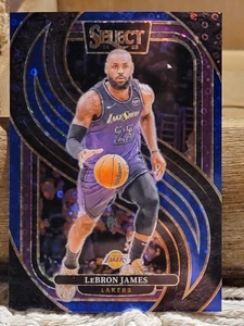 2024 Panini Select Lebron James Premier Level Blue Disco Fast Break 03/25 11A - Imagen 1 de 2