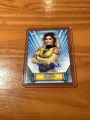 2019 Topps Women’s Division WWE Taynara Tay Conti Autograph Card AEW - Image 1 of 2