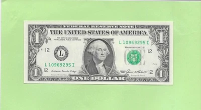 1985 ..UNCIRC $1  L 1096 9295 I  .... 1985  $1  L-I       NICE NOTE      FRN - Image 1 of 2