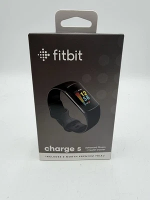 Reloj Rastreador Avanzado de Salud y Estado Físico Fitbit Charge 5 Negro Sellado Nuevo Foto 1 de 4