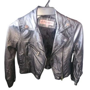 Girls’ Urban Republic Faux Leather Jacket Size S 7/8 - Picture 1 of 5