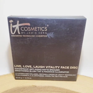 it Cosmetics by Jamie Kern Live, Love, Laugh Vitality Face Disc Bronzer Blush  - Picture 1 of 6
