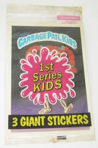 1986 Garbage Pail Kids Giant Series 1 OPENED Pack Bony Joanie Ashcan Weird Wendy - Picture 1 of 4