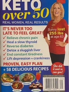 KETO OVER 50 real women real results WOMEN'S WORLD thyroid DIABETES depression - Picture 1 of 16