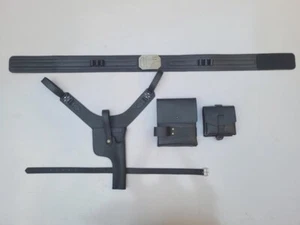 Axe Woves Mandalorian Inspired Costume Belt Leather waist Belt with Gun Holster - Picture 1 of 4