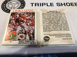 Rare New sealed 1988 NCAA Ohio State Football 22 card complete Kroger Police - Picture 1 of 5