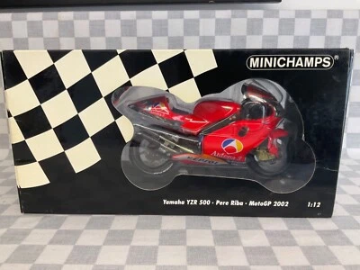1/12 MINICHAMPS 026320 YAMAHA YZR 500 PERE RIBA MOTO GP 2002 - Image 1 of 4