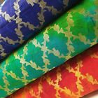 Floral Tie Dyed Jacquard Brocade Material Dress Décor Craft Fabric 44" Meter