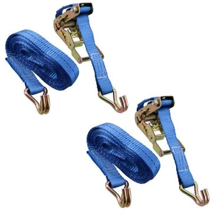 Correa de trinquete de alta resistencia de 2 x 4 metros x 25 mm correas de amarre de 0,4 toneladas - Imagen 1 de 1