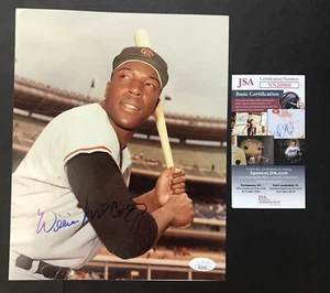 Willie McCovey San Francisco Giants signed 8 x 10 photo JSA CERTIFIED AUTOGRAPH - Picture 1 of 7