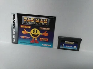 Pac-Man Collection (Nintendo Game Boy Advance, 2001) Game & Manual Tested - Picture 1 of 2
