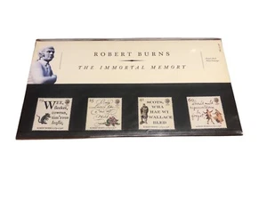 Robert Burns- The Immortal Memory Stamps Book. 1996. New - Picture 1 of 2