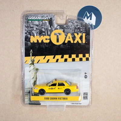 1:64 Scale Ford Crown Victoria / NYC Taxi (Greenlight Collectibles)