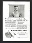 1925 Williams Aqua Velva This Is The New Way To Finish A Shave Print Ad