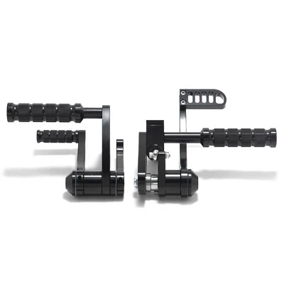 84-99 SOFTAIL RÍGIDO ANODIZADO NEGRO BILLET CONTROLES DELANTEROS PARA HARLEY-DAVIDSON Foto 1 de 4