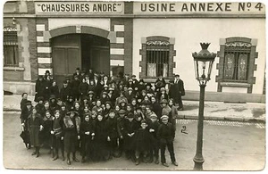 CARTE PHOTO. USINE CHAUSSURES ANDRé. ANNEXE N°4 . FABRIQUE. INDUSTRIE - Picture 1 of 1