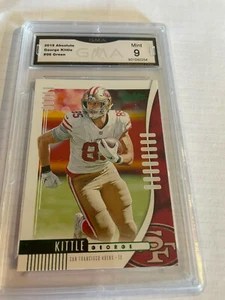GEORGE KITTLE S.F. 49ERS 2019 ABSOLUTE GREEN # 96 GRADED 9 L@@@K - Picture 1 of 2