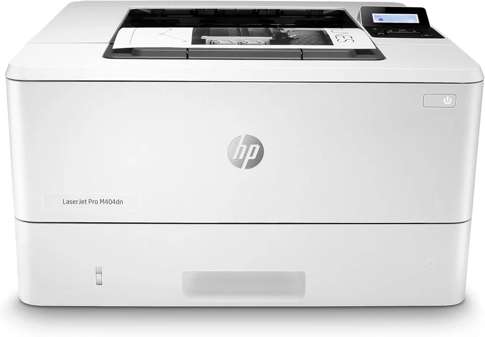 HP LaserJet Pro M404dn Monochrome Laser Printer, workgroup & Networkable Printer - Image 1 of 2