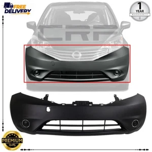 Front Bumper Cover Primed For 2014-2016 Nissan Versa Note NI1000292 FBM223VY0J - Picture 1 of 7