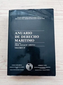 Anuario De Derecho Maritimo Volumen IV - 1986 - Imagen 1 de 4