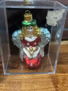 Nuevo adorno de ángel de vidrio hecho a mano Designers Studio nuevo - Imagen 1 de 3