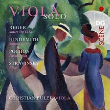 Solo Sonatas For Viola: Hindemith; Reger; Stravinsky (SACD), Christian Euler, Au