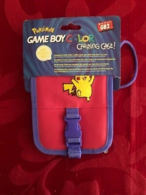 Pokémon Gameboy Color Carrying Case Pikachu Red Model GB2 Nintendo NEW Pokemon - Image 1 of 3
