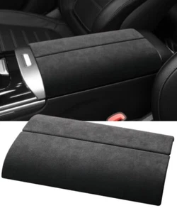 Alcantara Suede Center Armrest Storage Lid Cover Fits 22-25 W206 C300 C43 Sedan - Picture 1 of 7