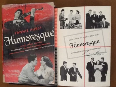 Craig Stevens SIGNED 1946 Humoresque Joan Crawford Garfield Photoplay HC/DJ  — 第 1/4 张图片