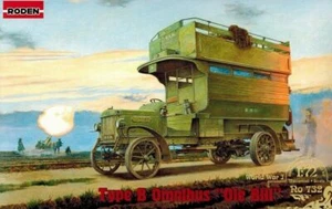Type B Bus “Ole Bill” (Plastic model kit) 1/72 Roden RN 732 - Picture 1 of 4