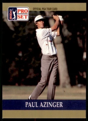 1990 Pro Set Paul Azinger Golf Cards #21 - Image 1 of 2