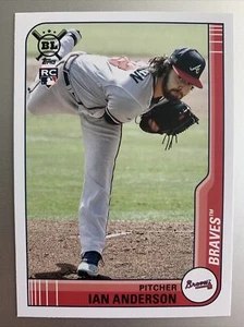 2021 Big League Base #160 Ian Anderson - Atlanta Braves - Picture 1 of 2