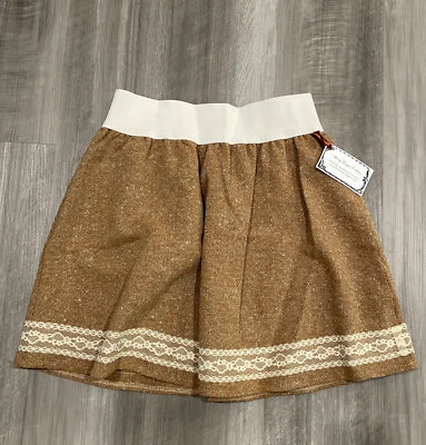Tiffany Layne Wool Mustard Skirt M Pleated NWT  - Image 1 of 4