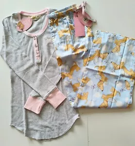 PETER ALEXANDER Long Sleeve PJs Pyjamas Set BNWT Dachshund XS 6-8 Cotton Pant - Picture 1 of 8