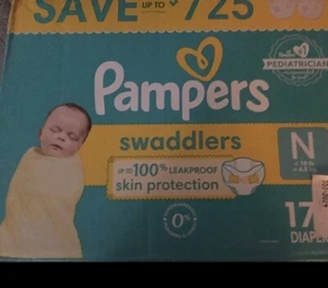 Pañales para bebé Pampers pañales más suaves jamás nacidos -174 ct - Imagen 1 de 3