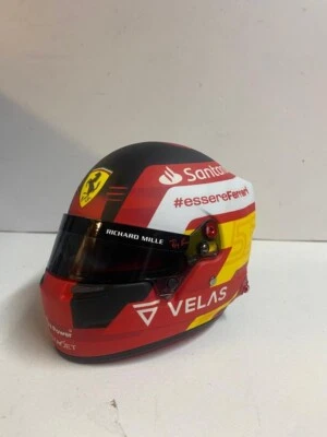 MODELLINO Carlos Sainz Jr. Casco Bell Ferrari F1-75 Formula 1 2022 1:2 - Immagine 1 di 4