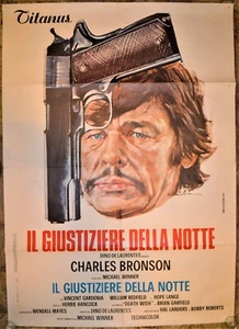 Manifesto Original The Vigilante Della Notte 74 Death Wish Charles Bronson__ - Picture 1 of 1