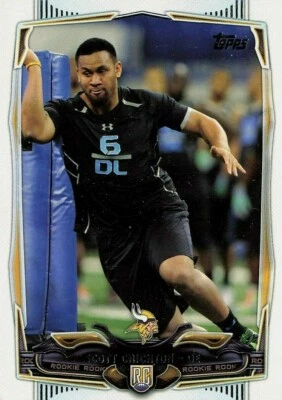 2014 Topps Football #404 Scott Crichton RC Minnesota Vikings - Image 1 of 2