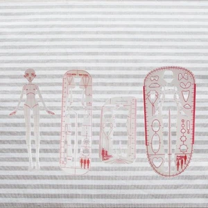 4 Pieces Fashion Drawing Template Ruler Set for Designers Clothing Tailor - Picture 1 of 6