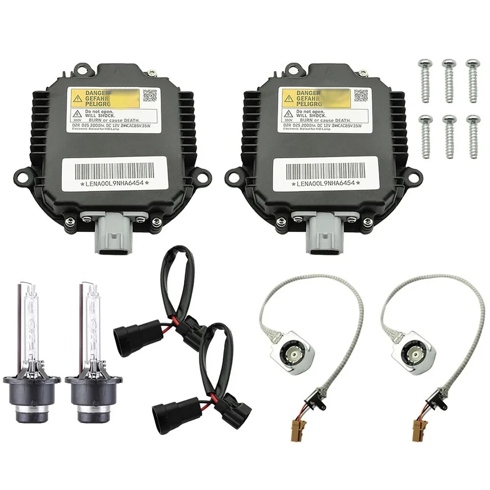 2pcs Xenon Ballast Igniter HID D2S Bulb Kit For Infiniti G35 G37 Q40 Q50 - Image 1 of 4