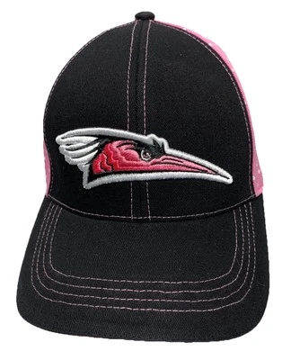 Vtg Delmarva Shorebirds Hat MiLB Youth SnapBack Pink Polka Dot Baltimore Orioles - Image 1 of 4