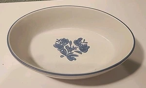 Pfaltzgraff Stoneware Yorktowne Blue Oval Baker 7.5" EUC - Picture 1 of 6