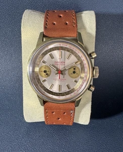 Vintage Gruen Precision Chronograph 1970's Ref. 770R Valjoux 7733 Unique Dial - Picture 1 of 6