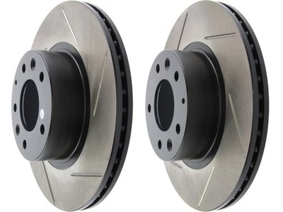 STOPTECH 1993-1995 MAZDA RX7 RX-7 FD3S FRONT SLOTTED BRAKE ROTORS DISCS SET PAIR - Image 1 of 2