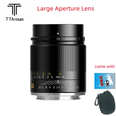 TTArtisan 50mm F1.4 Large Aperture Lens for Nikon Z ZFC Sony E RF R Leica L  - Image 1 of 4