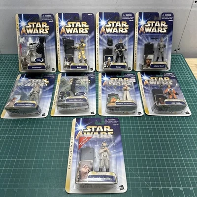 Lote de 9 bonecos de ação Star Wars sortidos The Empire Strikes Back A New Hope A1 - Imagem 1 de 4