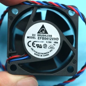 Delta EFB0412VHD BRUSHLESS MODEL DC12V 0.18A 3 Wire 3-Pin -R00 Cooling Fan - Picture 1 of 4