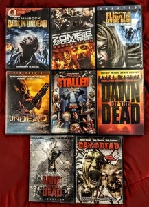 Horror DVD Lot Of 8 Zombie Movies. Rare Zombie Movie Lot. Horror Movie Lot. RARE - Picture 1 of 3