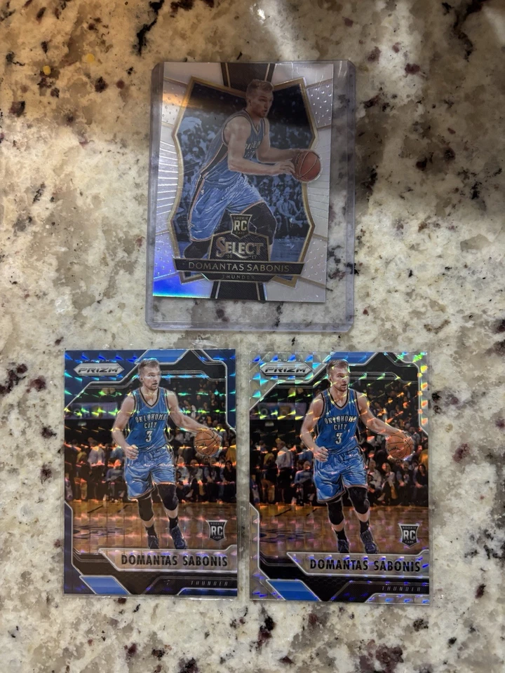 2016-17 Panini Studio Domantas Sabonis Mosaic And Select Rookie #25 PRIZM #194 - Image 1 of 4