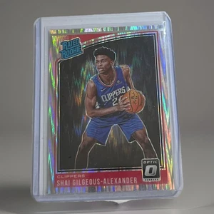 2018-19 Donruss Optic Shock #162 Shai Gilgeous-Alexander RC Rated Rookie *Read* - Picture 1 of 3